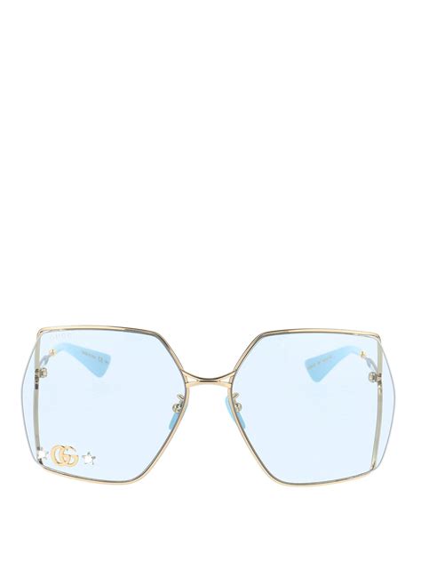 gucci solbrille dame|gucci clear sunglasses for women.